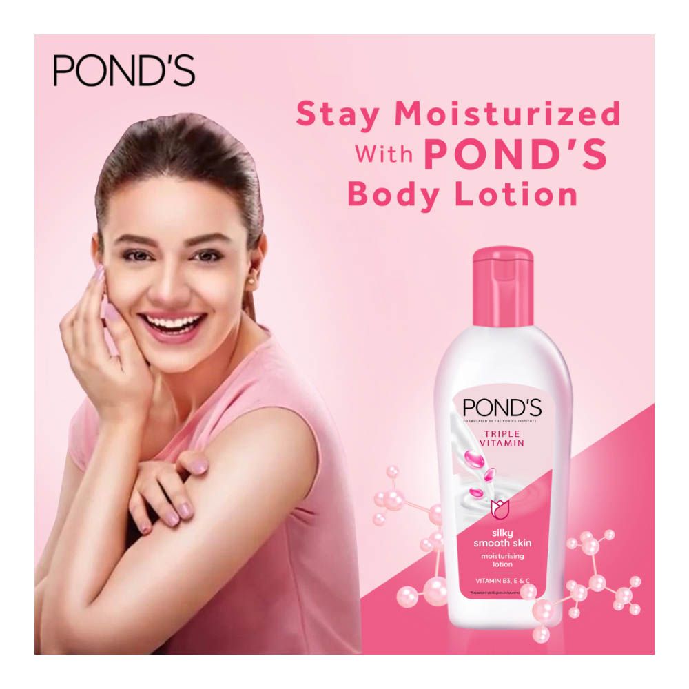 Pond's Triple Vitamin Moisturizing Lotion, Silky Smooth Skin 100ml