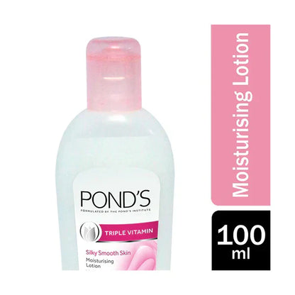 Pond's Triple Vitamin Moisturizing Lotion, Silky Smooth Skin 100ml